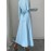 Wrap Waist Slim-Fit Dress Women’s Elegant Long Sleeve Cardigan A-Line Outfit