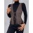 Tassel Tie Front Solid Vest, Elegant Sleeveless Stylish Vest, Women's Clothing